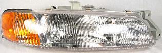 Kia Sephia Passenger Side Headlight Assembly From 10/94 Composite - KI2503101