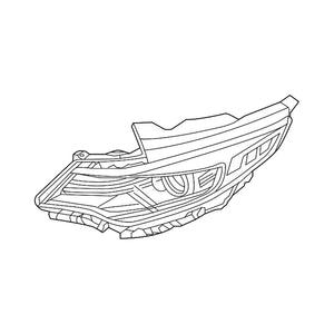 Passenger Side Headlight Assembly image