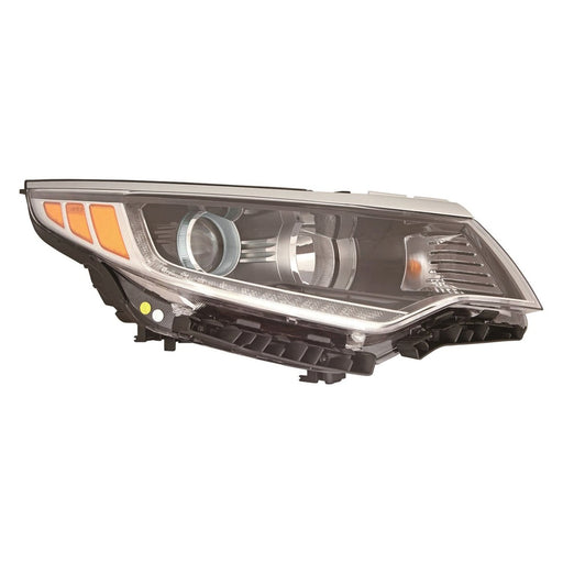 Kia Optima Hybrid EX/Hybrid EX Premium/Hybrid LX/Hybrid Premium/Plug-In Hybrid EX/Plug-In Hybrid EX Premium Passenger Side Headlight Assembly Halogen W/Led Daytime Running Lamps Composite - KI2503239