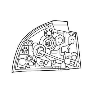 Driver Side Tail Light Assembly image