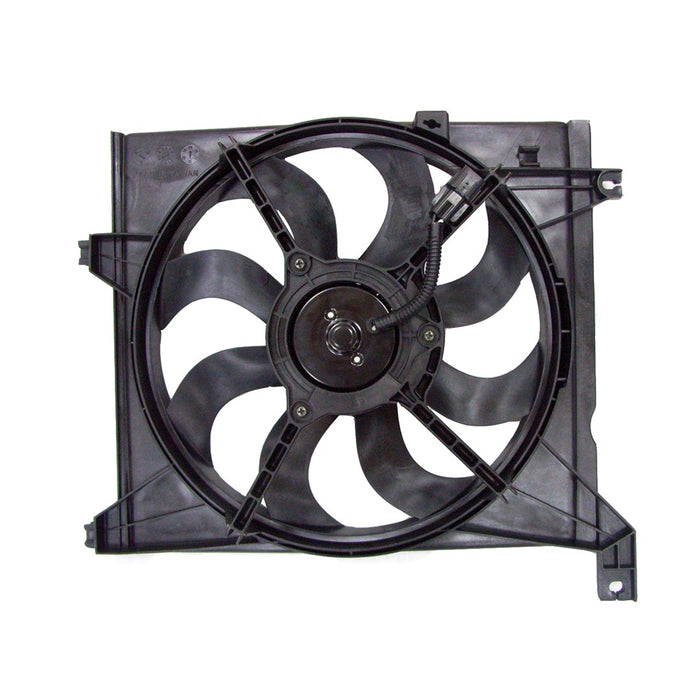 Kia Spectra Engine Cooling Fan Assembly Includes Motor/Blade/Shroud Left Side Late Design - KI3115117