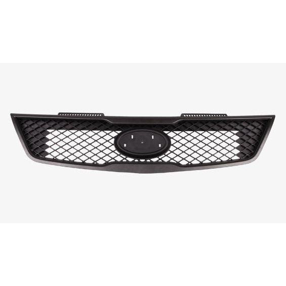 2010 KIA Forte Grille Black With Textured Moulding Sedan - KI1200138-Partify-Painted-Replacement-Body-Parts