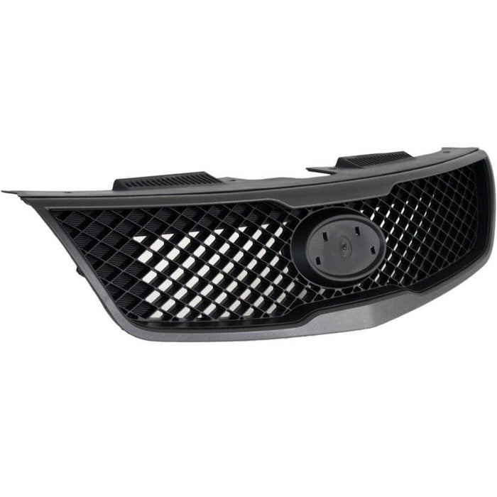 2010 KIA Forte Grille Black With Textured Moulding Sedan - KI1200138-Partify-Painted-Replacement-Body-Parts