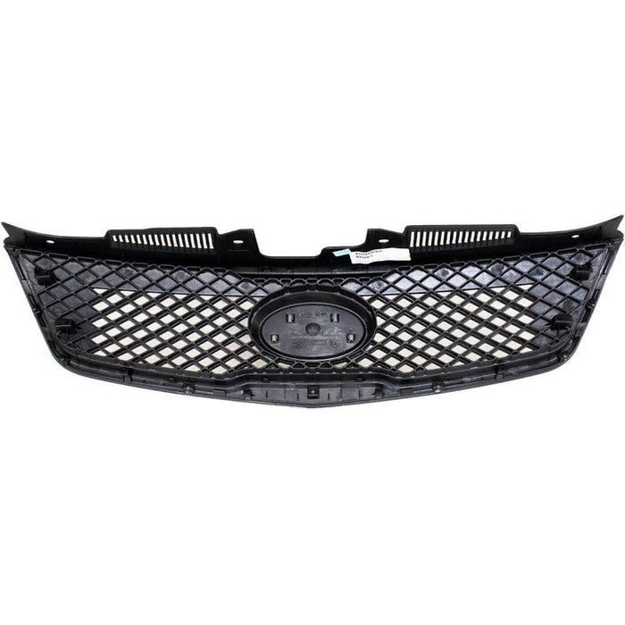 2010 KIA Forte Grille Black With Textured Moulding Sedan - KI1200138-Partify-Painted-Replacement-Body-Parts