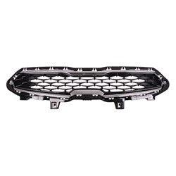 KIA Forte OEM Grille Painted Black With Chrome Moulding Ex/S Model - 86350M7010