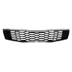 KIA Optima OEM Grille Black With Chrome Moulding Use Without Camera Exclude Sx Model - 86350D5520