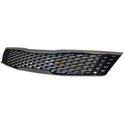 KIA Optima OEM Grille Dark Metallic With Upper/Lower Smoke Chrome Moulding Without Adaptive Cruise - 86350D5010