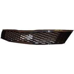 KIA Optima OEM Grille Glossy Black Mesh With Upper/Lower Chrome Moulding Without Adaptive Cruise - 86350D5020