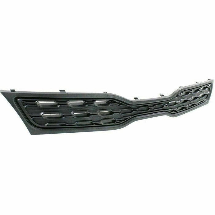 2012-2015 KIA Rio Hatchback Upper Grille Matte Black Without Fog Lamp Type - KI1200153-Partify-Painted-Replacement-Body-Parts