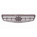 2006-2010 KIA Rio Sedan Grille Chrome Black - KI1200129-Partify-Painted-Replacement-Body-Parts