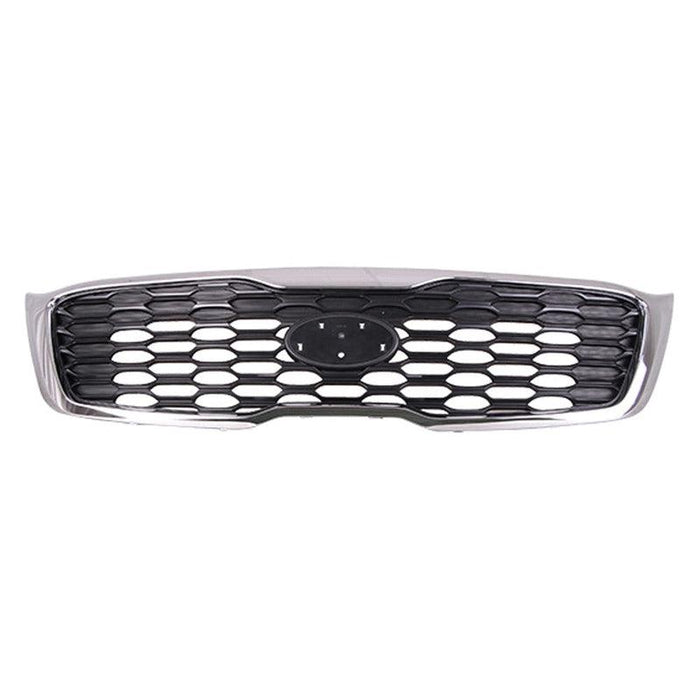 KIA Sorento CAPA Certified Grille L/Lx Model Matte Black With Chrome Frame - KI1200207C