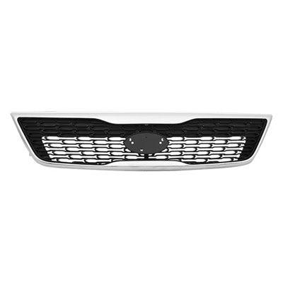 KIA Sorento CAPA Certified Grille Painted Black With Chrome Moulding - KI1200155C