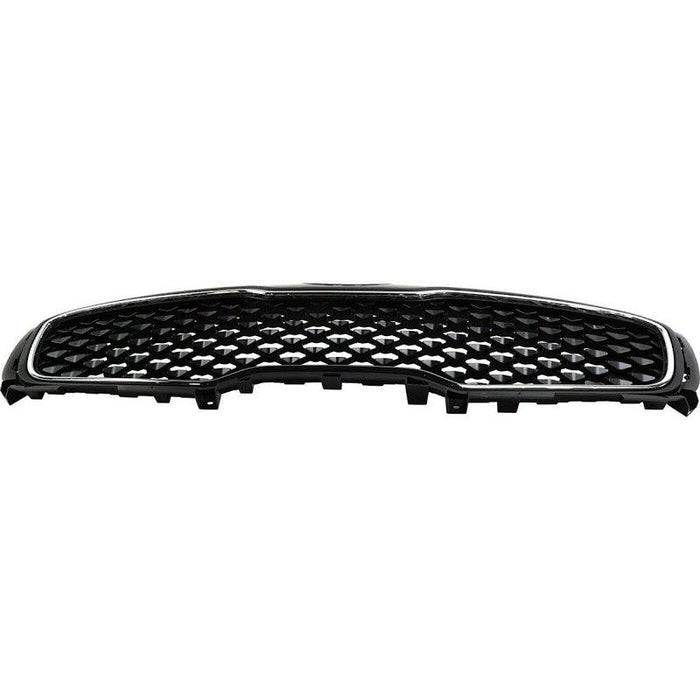 2017-2019 KIA Sportage Grille Matte Black Center With Chrome Frame - KI1200194-Partify-Painted-Replacement-Body-Parts