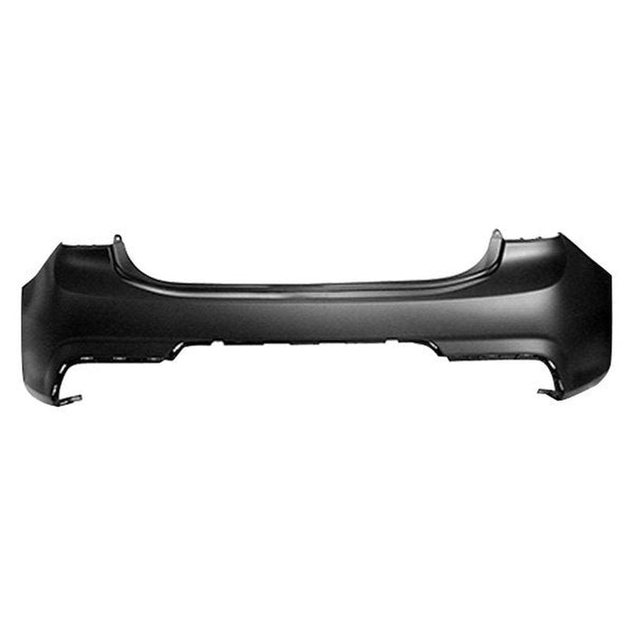 Kia Rio Sedan CAPA Certified Rear Bumper Without Sensor Holes - KI1100216C