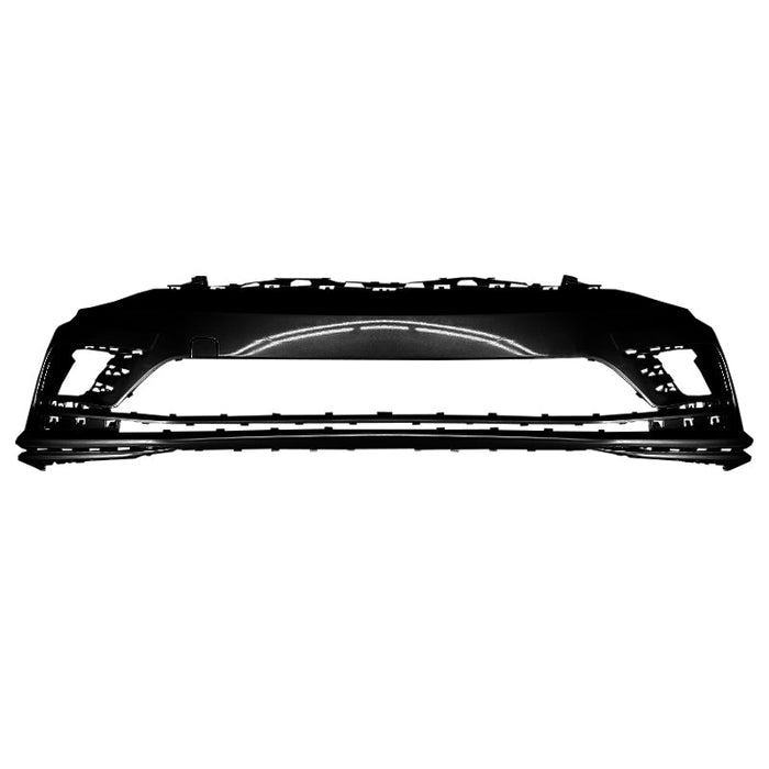 Volkswagen Jetta GLI/Wolfsburg CAPA Certified Front Bumper Without Sensor Holes & Without Head Light Washer Holes - VW1000242C