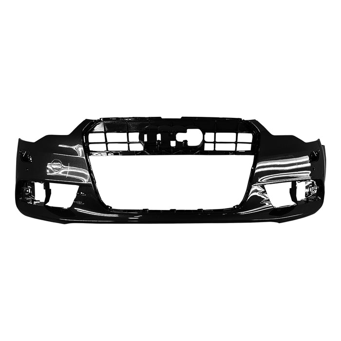 Audi A6 Non S-Line Front Bumper With Sensor Holes & With Headlight Washer Holes - AU1000208