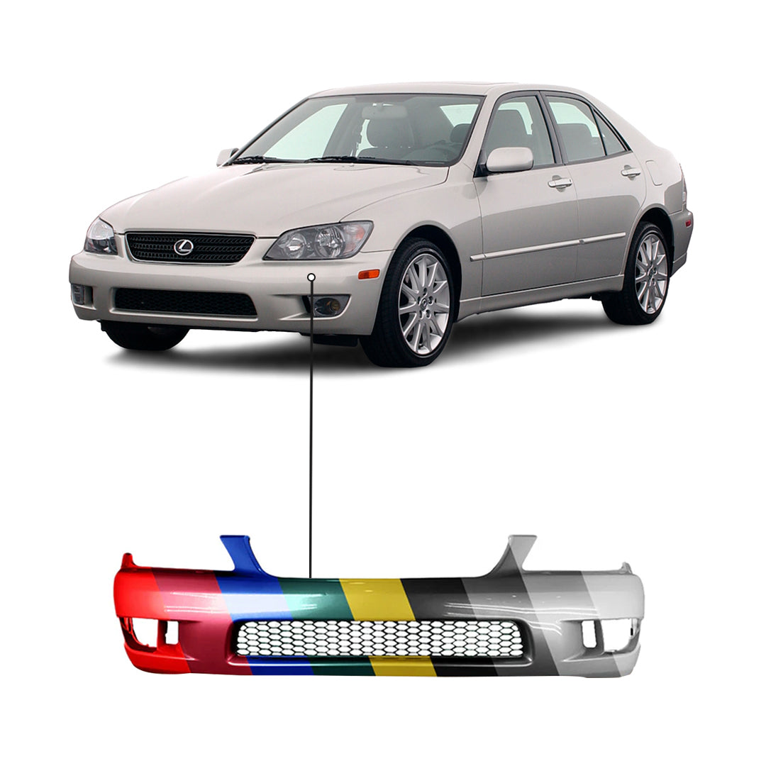 2001-2005 Lexus IS300 Front Bumper Without Headlight Washer Holes