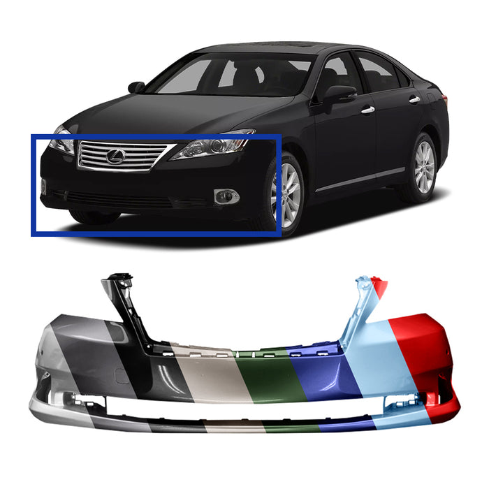 Lexus ES350 Front Bumper With Sensor Holes - LX1000199