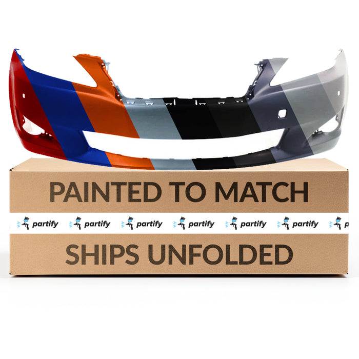 Parachoques delantero original para Lexus IS 250/350 Sedán con orificios para sensores y sin orificios para lavafaros - 5211953946