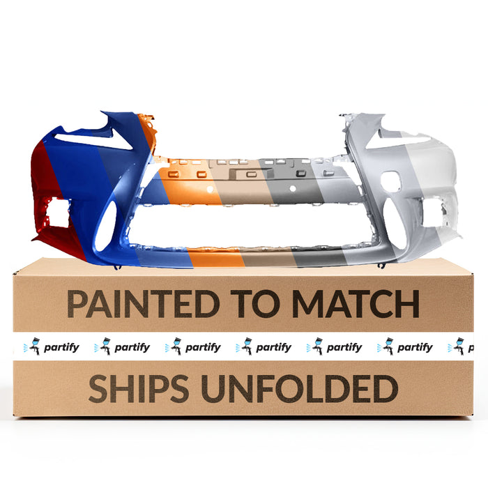 Parachoques delantero original Lexus IS F-Sport sin orificios para sensores y con orificios para lavafaros - 521195E907