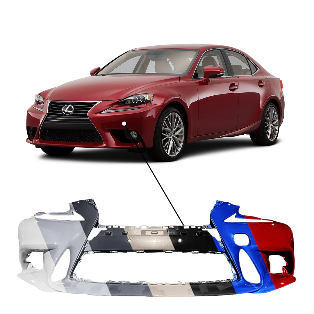2014-2016 Lexus IS F-Sport Front Bumper Without Sensor Holes