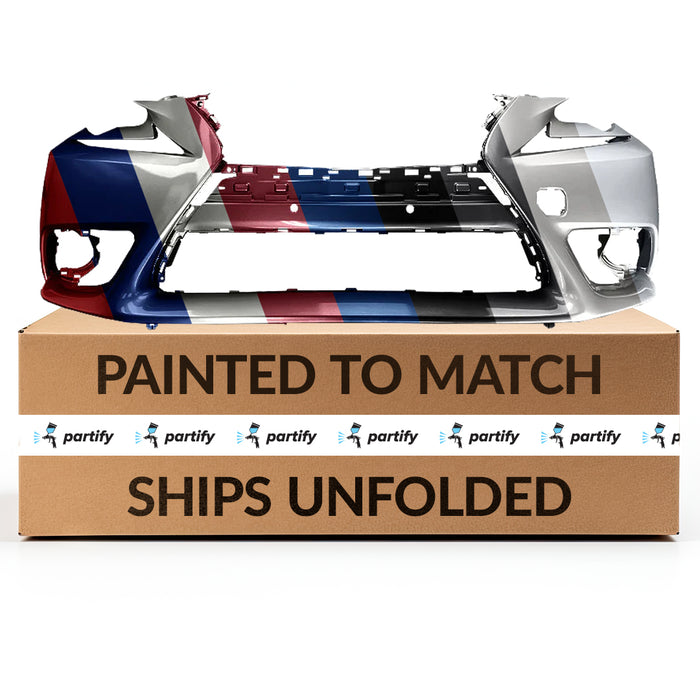 Parachoques delantero original Lexus IS (no F-Sport) con orificios para sensores y sin orificios para lavafaros - 521195E913