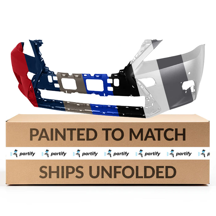 Parachoques delantero Lexus CT200H con certificación CAPA y orificios para sensores, sin Sport - LX1000274C