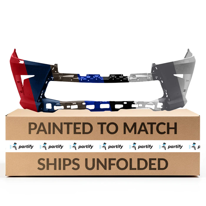 Lexus LX CAPA Certified Front Bumper With Sensor Holes & With Headlight Washer Holes - LX1000327C
