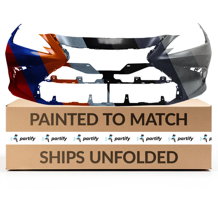 Lexus ES250/ES300H/ES350 Non F-Sport CAPA Certified Front Bumper Without Tow Hook Holes & With Sensor Holes For North America Manufactured Models - LX1000357C