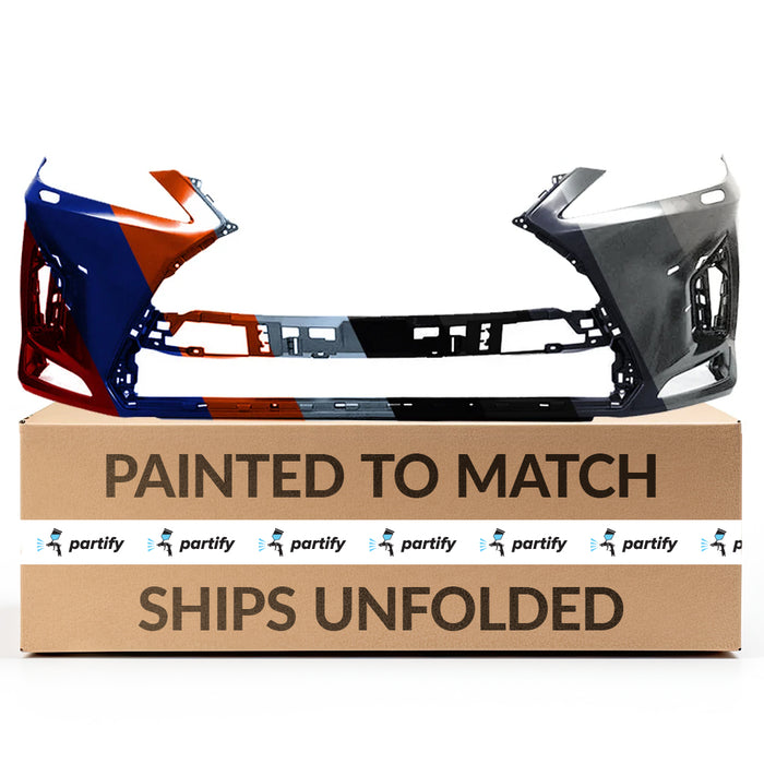 Lexus RX F-Sport CAPA Certified Front Bumper Without Sensor Holes & With Headlight Washer Holes - LX1000383C