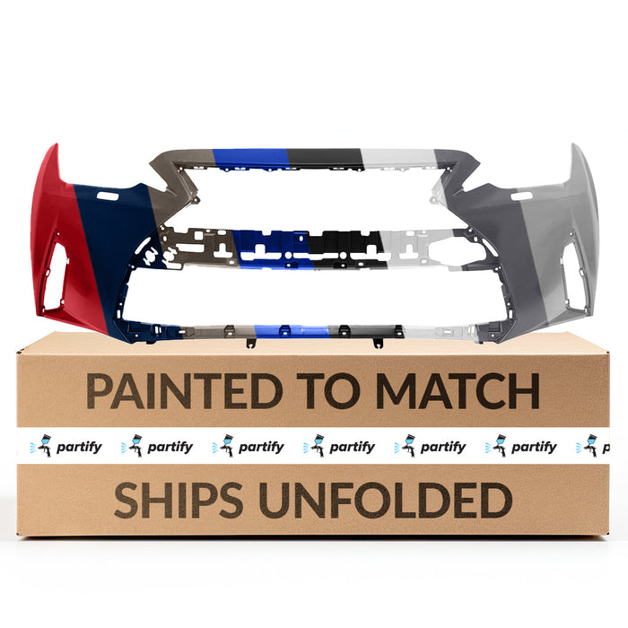 Lexus IS300/IS350 Base CAPA Certified Front Bumper W/O Park Distance Sensors W/Headlamp Washers - LX1000388C