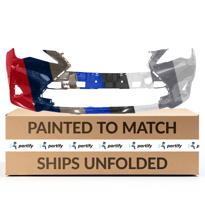 Lexus RC300/RC350 CAPA Certified Front Bumper W/O Park Distance Sensors W/Headlamp Washer - LX1000410C