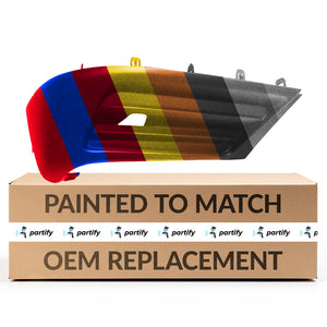 Extremo del parachoques del lado del pasajero delantero image