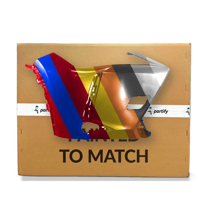 Lexus UX Non F-Sport Passenger Side CAPA Certified Front Bumper End Without Sensor Holes & Without Headlight Washer Hole - LX1017102C