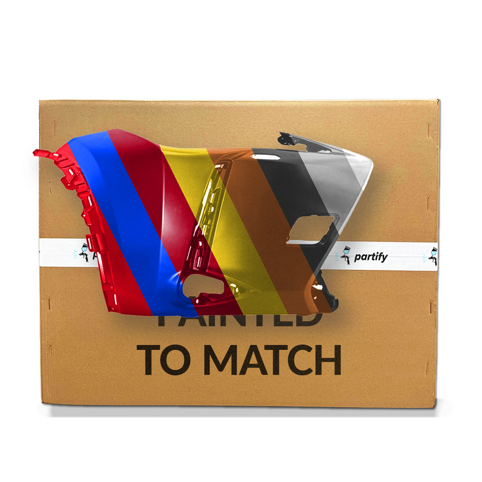 Parachoques delantero del lado del pasajero para Lexus UX (no F-Sport) sin orificios para sensores y con orificio para lavafaros - LX1017103