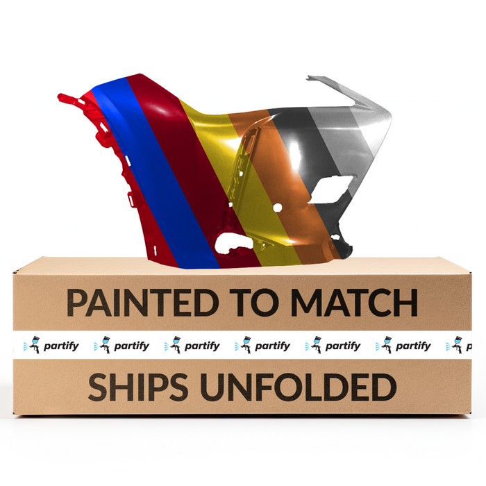 Parachoques delantero con certificación CAPA para Lexus UX (no F-Sport), lado del pasajero, con orificios para sensores y sin orificio para lavafaros - LX1017104C