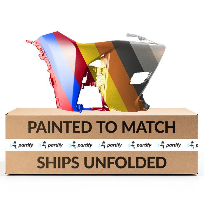 Lexus UX F-Sport Passenger Side CAPA Certified Front Bumper End Without Sensor Holes & Without Headlight Washer Hole - LX1017106C