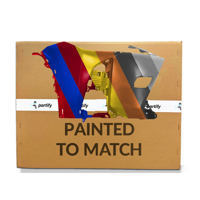 Lexus UX F-Sport Passenger Side CAPA Certified Front Bumper End Without Sensor Holes & With Headlight Washer Hole - LX1017107C