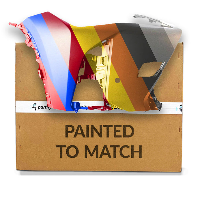 Lexus UX F-Sport Driver Side CAPA Certified Front Bumper End With Sensor Holes & Without Headlight Washer Hole - LX1017108C