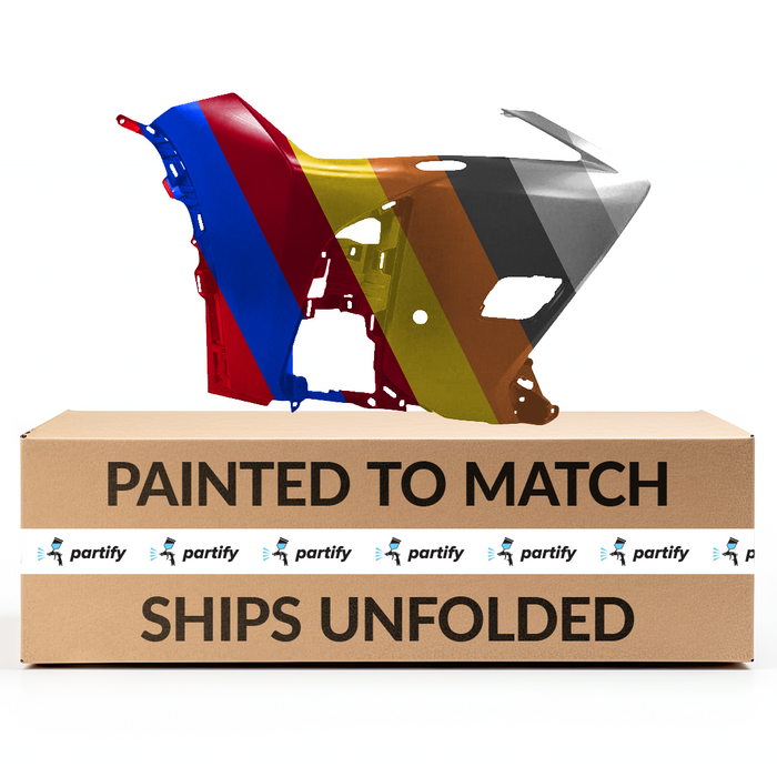 Lexus UX F-Sport Driver Side CAPA Certified Front Bumper End With Sensor Holes & With Headlight Washer Hole - LX1017109C