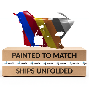 Extremo del parachoques del lado del pasajero delantero image