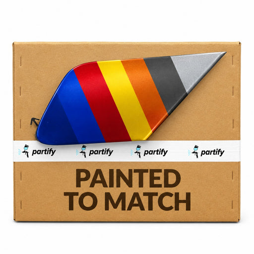 Partify painted-to-match tow hook cover graphic - LX1029115
