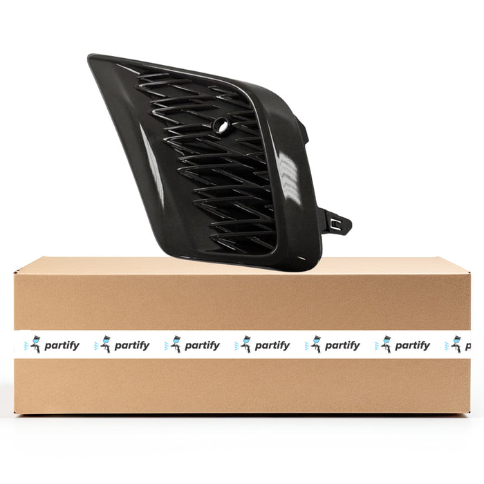 Lexus Nx300 Lower CAPA Certified Grille Driver Side Painted Black With F-Sport With Park Assist - LX1038135C