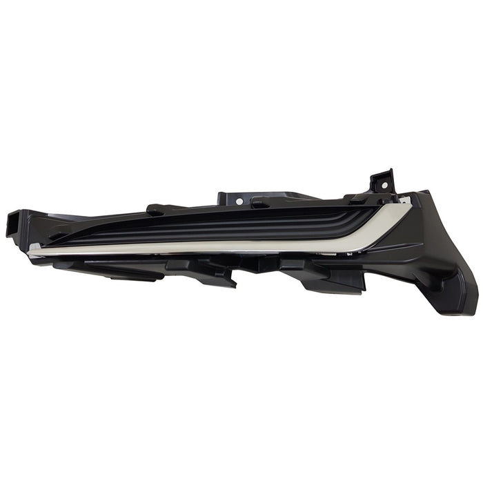 Lexus RX350/RX350L/RX450h/RX450hL Base/F Sport Front Driver Side Bumper Insert Fog Lamp Bezel For Use W/Fog Lamps Chrome - LX1038140