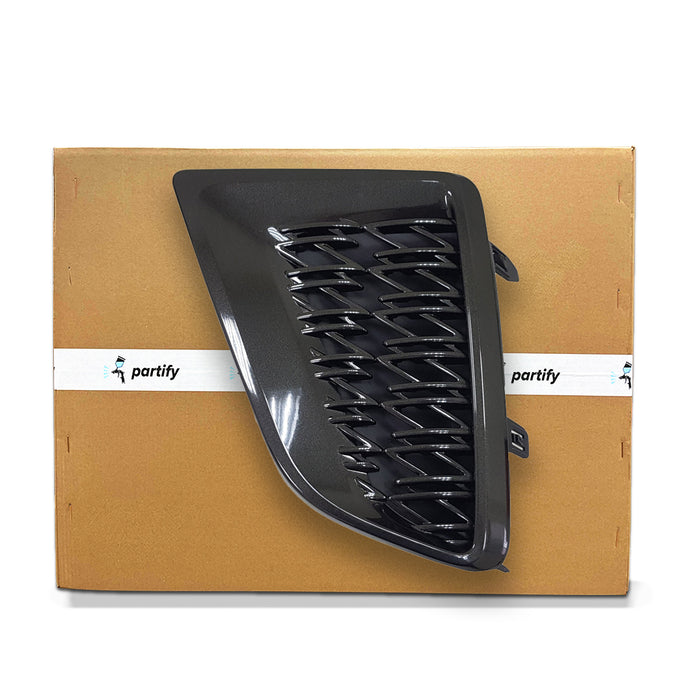 Lexus Rx350 Lower CAPA Certified Grille Driver Side Bright Dark Gray Without Lamp Hole With F-Sport - LX1038145C