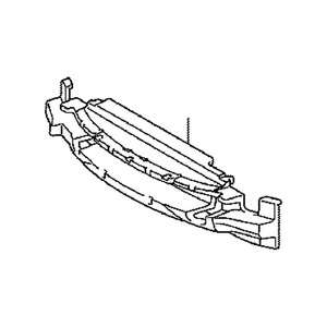 Front Upper Bumper Impact Absorber image