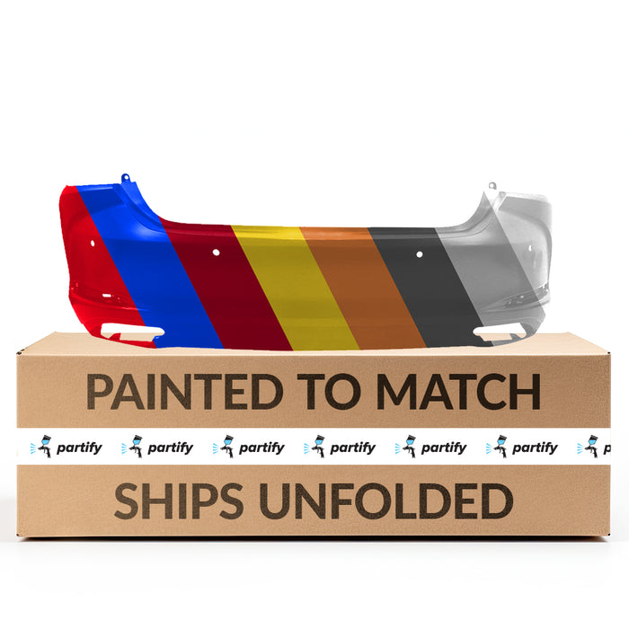 Lexus ES350 Non F-Sport OEM Rear Bumper With Sensor Holes For North America Manufactured Models - 521590X923