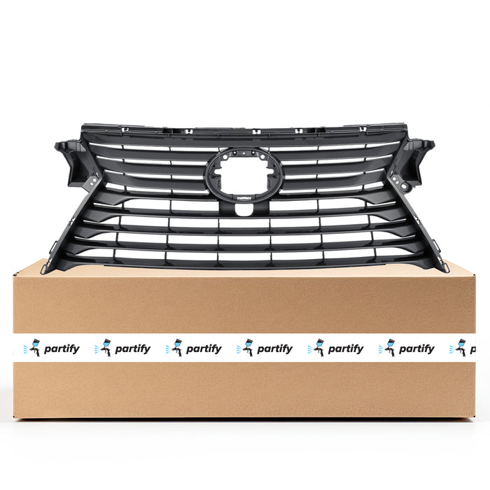 Parrilla certificada CAPA para Lexus RX350 pintada en gris oscuro con cámara y sin F-Sport - LX1200181C