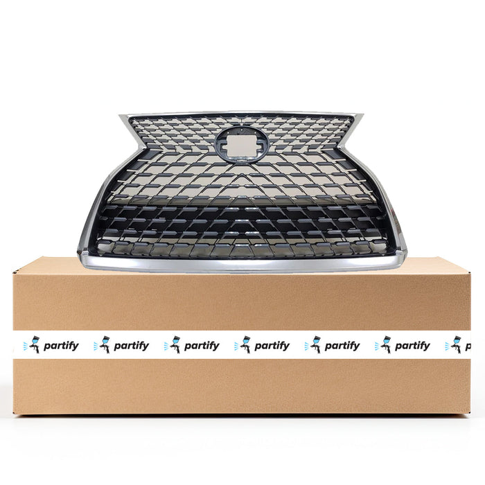 Lexus RX350/RX350L/RX450h/RX450hL Base CAPA Certified Grille W/O F Sport Pkg W/O Parking Sensors W/O Front View Camera Assembly For Canada Manufactured Models - LX1200211C