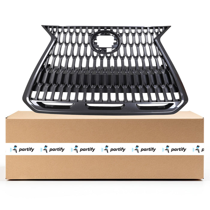 Lexus NX250/NX350/NX350h Base CAPA Certified Grille W/O Front View Camera W/O Park Distance Sensors Assembly - LX1200219C